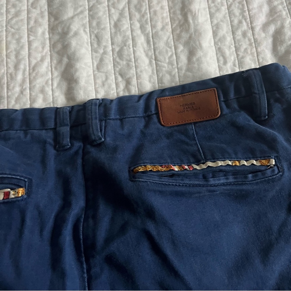HERMES Blue Jeans 34W 32L - Picture 3 of 4